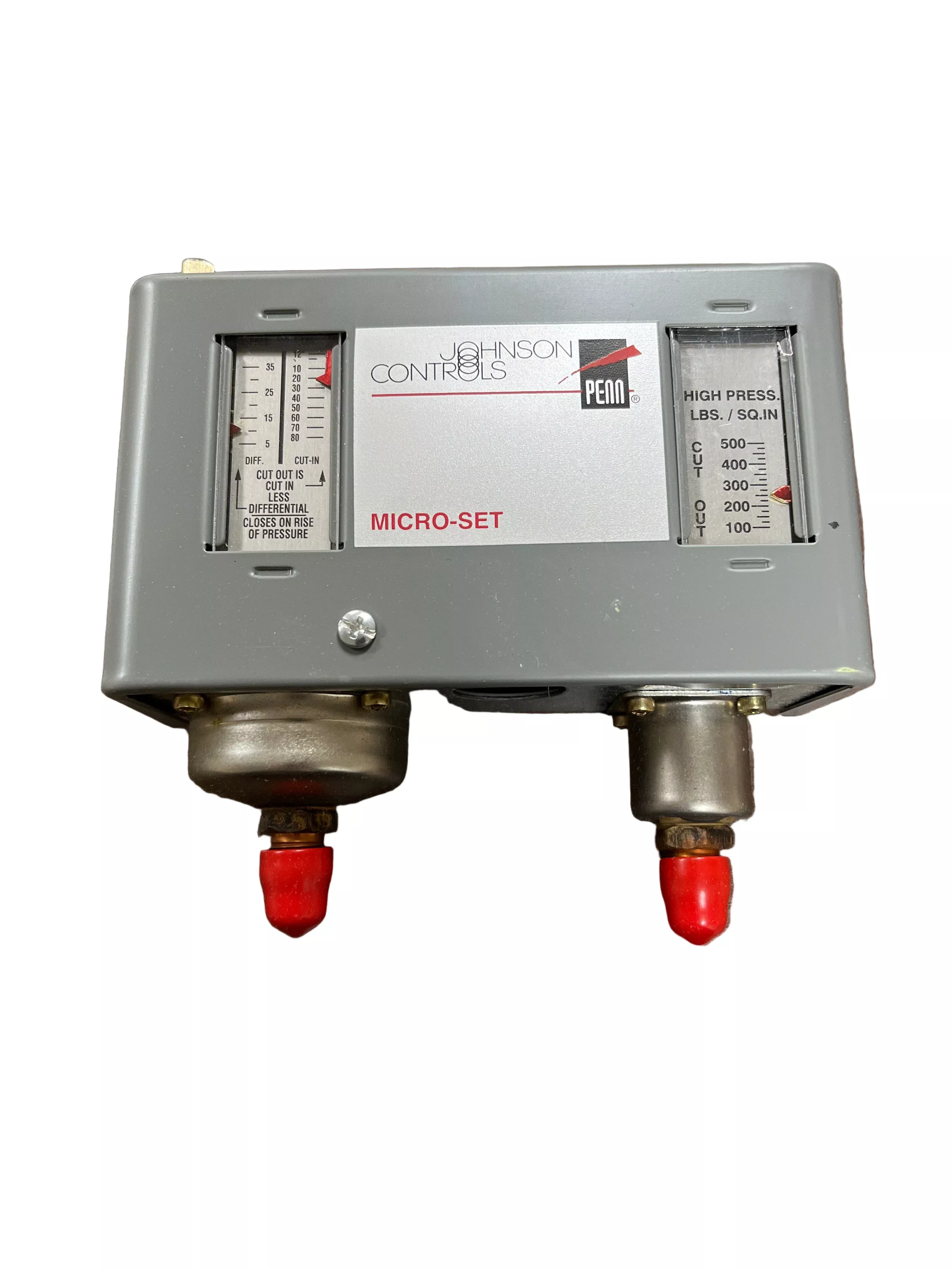 Johnson Controls P170LB-6C Micro-Set Dual Pressure Control