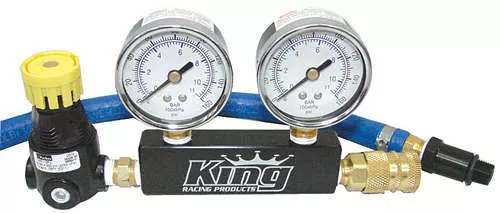 King Racing Products Leak Down Tester Dual Gauge – 1915