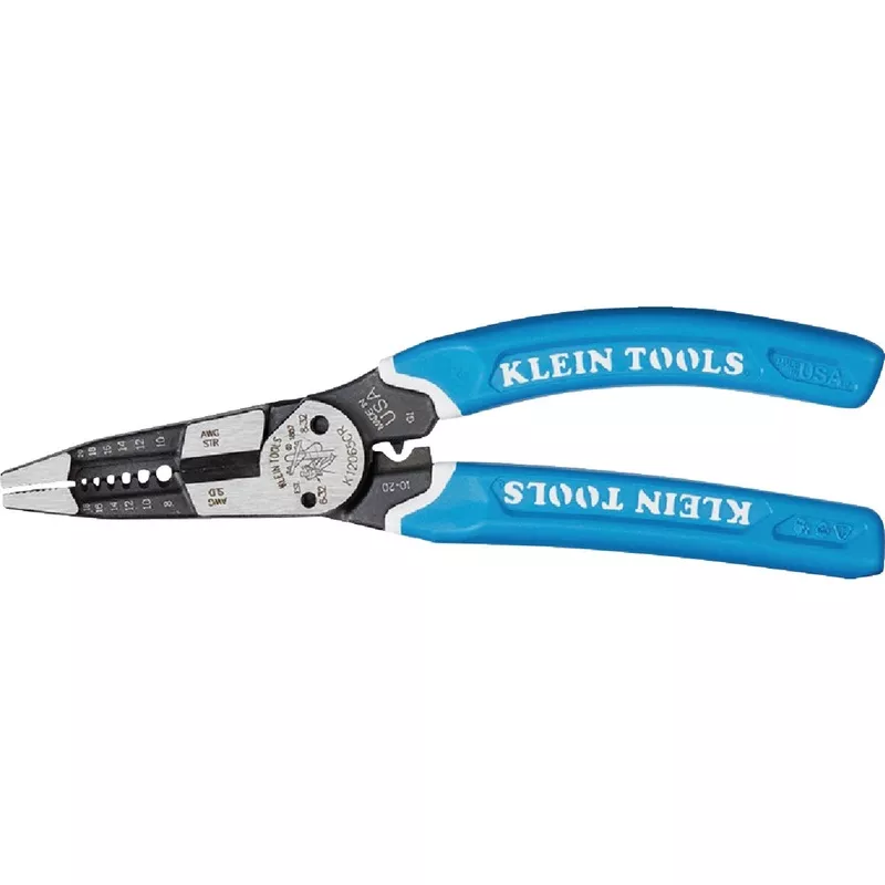 Klein-Kurve 8 In. Heavy-Duty Wire Stripper/Crimper Multi Tool
