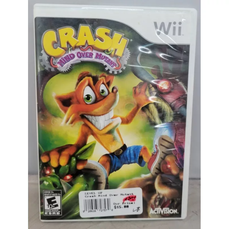 (LUP) Crash Mind Over Mutant (Nintendo Wii, 2008)