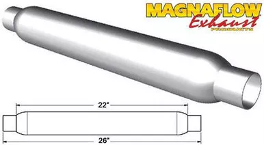 Magnaflow Glass Pack Muffler 2.25In Aluminized Medium