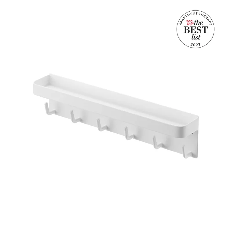 Magnetic Key Rack - Steel White