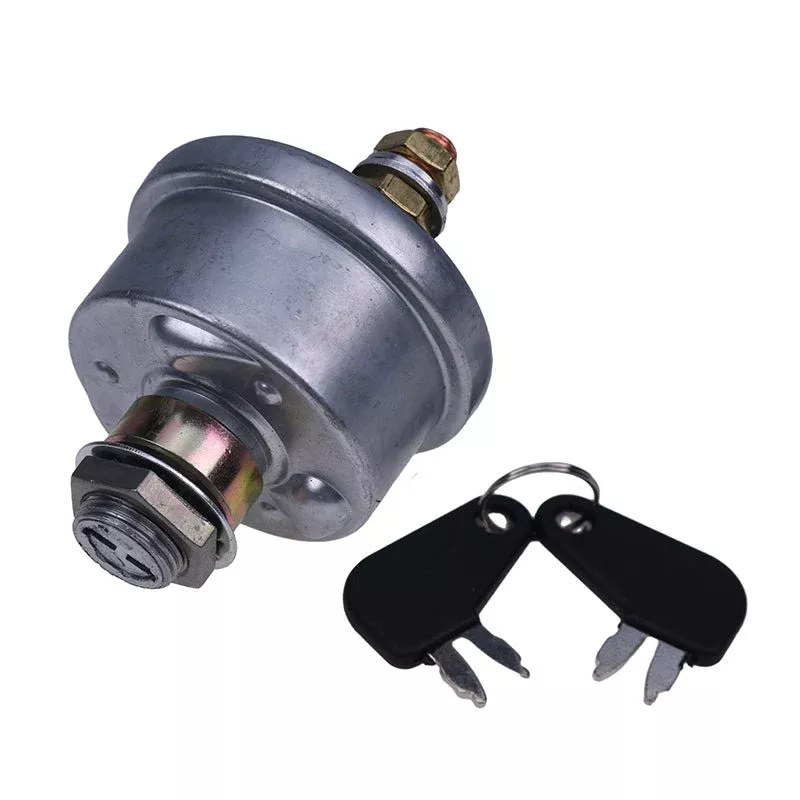 Master Disconnect Ignition Switch With 2 Keys 7N-0718 fits Caterpillar CAT Engine 3054 3516 Excavator 229 235 245 302CR 307B 311C 313 318C 320B 330B