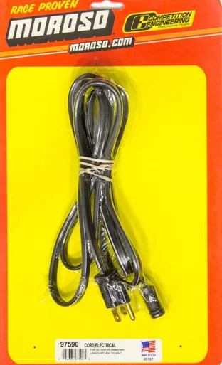 Moroso Replacement Electric Cord For Int. Oil Heater