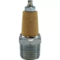 Muffler 1/2 MUFFLER W/FLOW ADJUSTMENT Brass