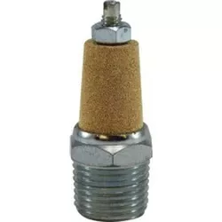Muffler 1/4MUFFLER W/FLOW ADJUSTMENT Brass