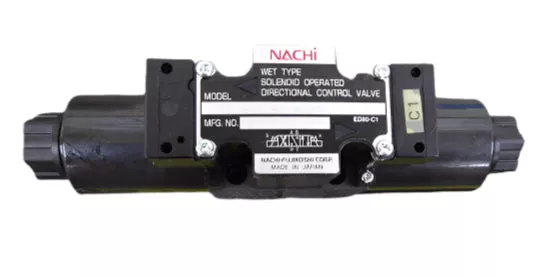 Nachi SS-G01-C1-R-D2-E30 Directional Control Valve, Solenoid Operated