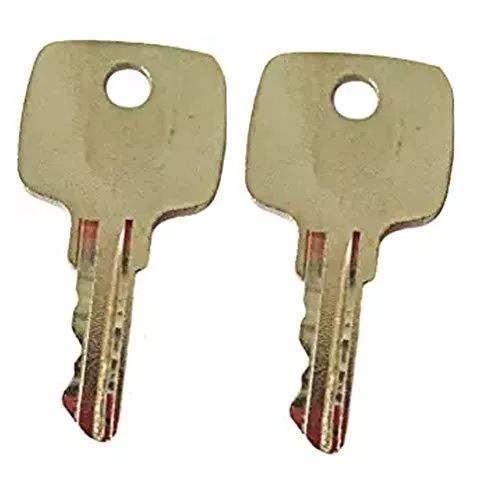 New 2 Ignition Keys AR51481 for John Deere Loader Grader Tractor Backhoe & Equipment