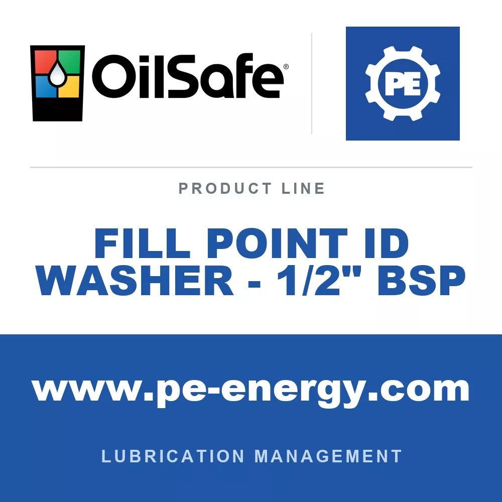 OilSafe Fill Point ID Washer – 1/2″ BSP