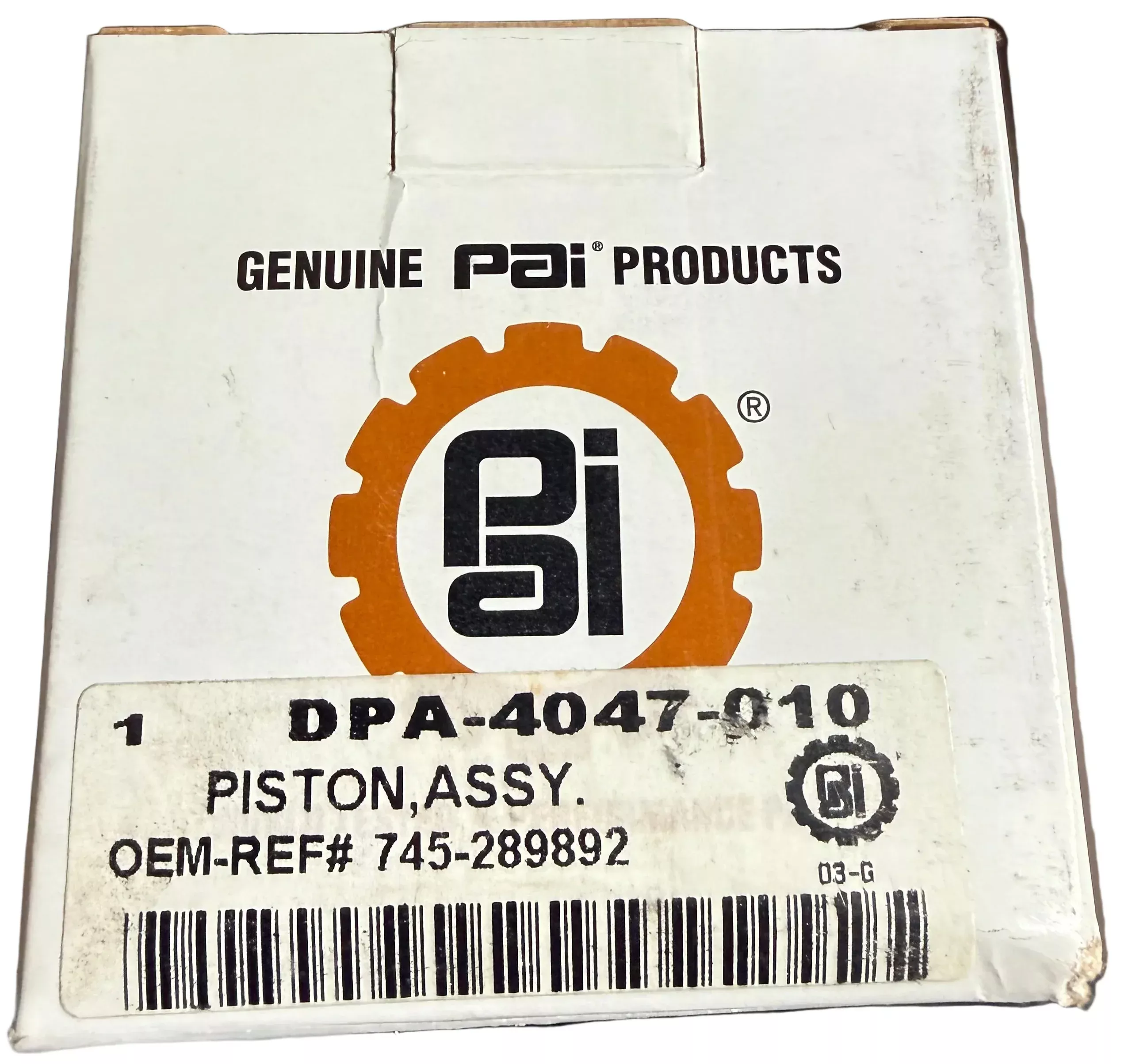 PAI Piston Assy DPA-4047-010, TF-700