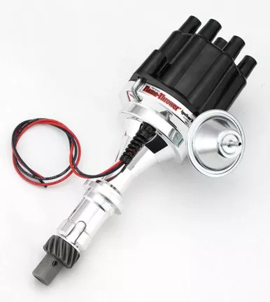 Pertronix Ignition Pontiac V8 Billet Distributor W/Black Cap