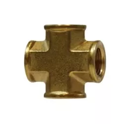 Pipe Cross 3/8 FIP FG CROSS Brass