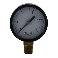 Pneumatic Pressure Gauge 2″ 0-200psi1/4″ LM