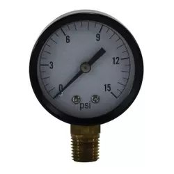 Pneumatic Pressure Gauge 2" 0-60psi1/4" LM