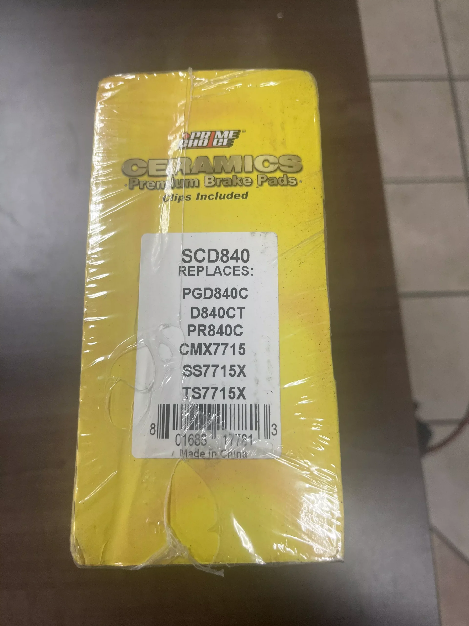 Prime Choice SCD840 Brake Pads