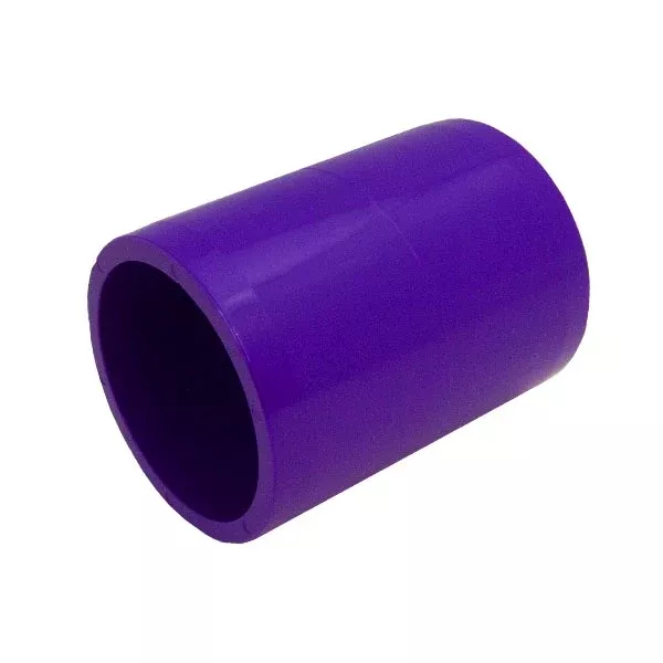 Purple 1-1/4" Furniture Fitting External Coupling (FF-CO-012-PURPLE)