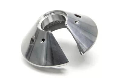QA1 C/O Spring Seat - Slotted Clear Anodized