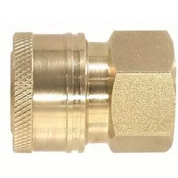 Quick Disconnect Straight Through Coupler 1/2 BRASS FEMALE ST QD COUPLER
