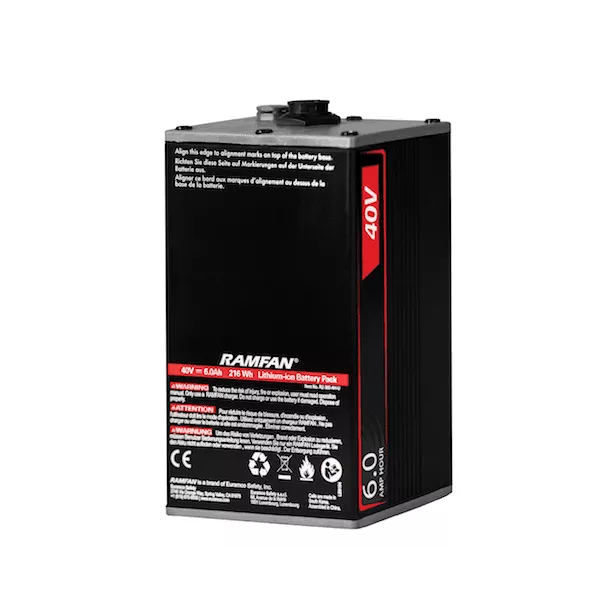 RamFan R2-360-AH-U Battery Pack
