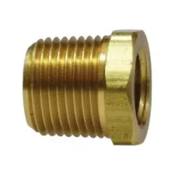 Reducing Hex Bushing 1/8 X 1/16 HEX BUSHING Brass