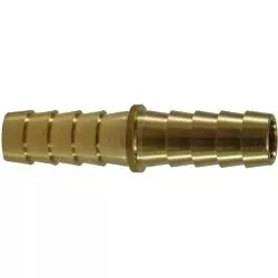 Reducing Splicer 5/8 X 3/8 RED. HOSE BARB SPLICER Brass