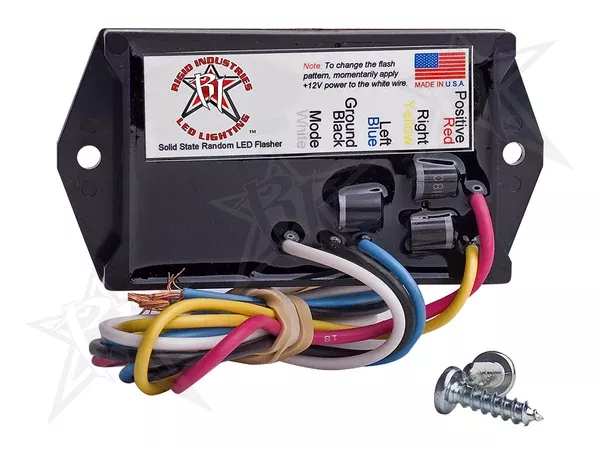 Rigid Industries 3 Amp LED Flasher – 2 Output – 12 Volt (40312)
