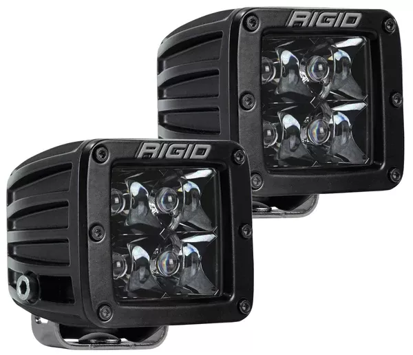 Rigid Industries D-Series Midnight Edition – Spot – Set of 2 (202213BLK)