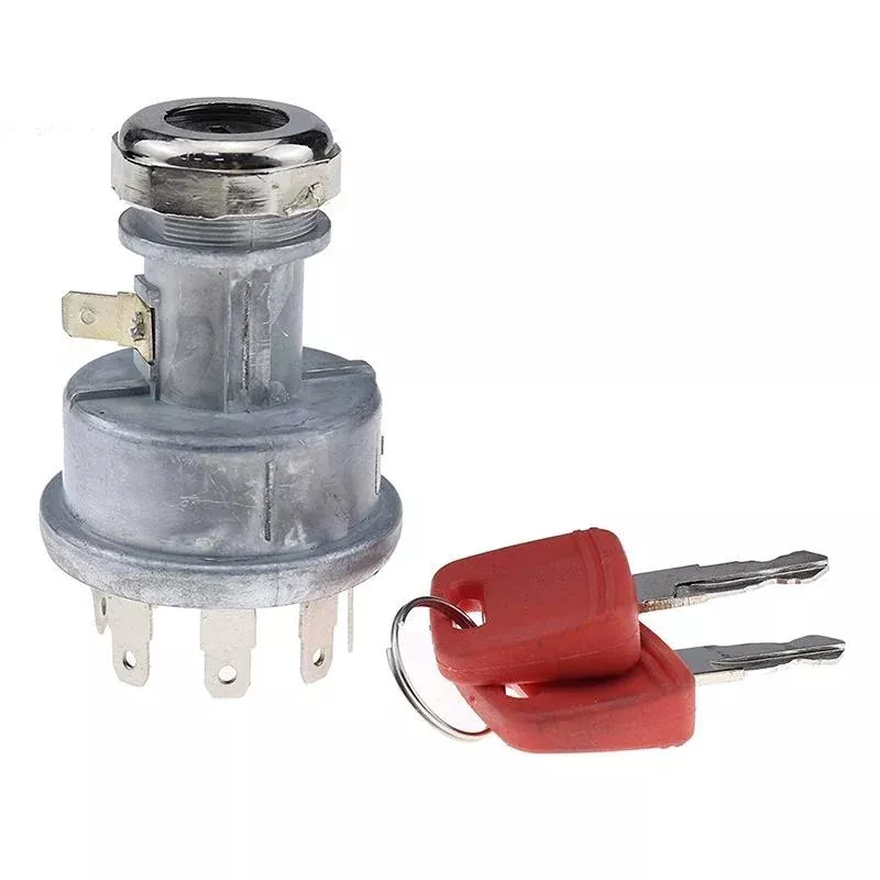 Rotary Ignition Key Switch LVA21501 compatible with John Deere Tractor 5065M 5075M 5085M 5095M 5100M