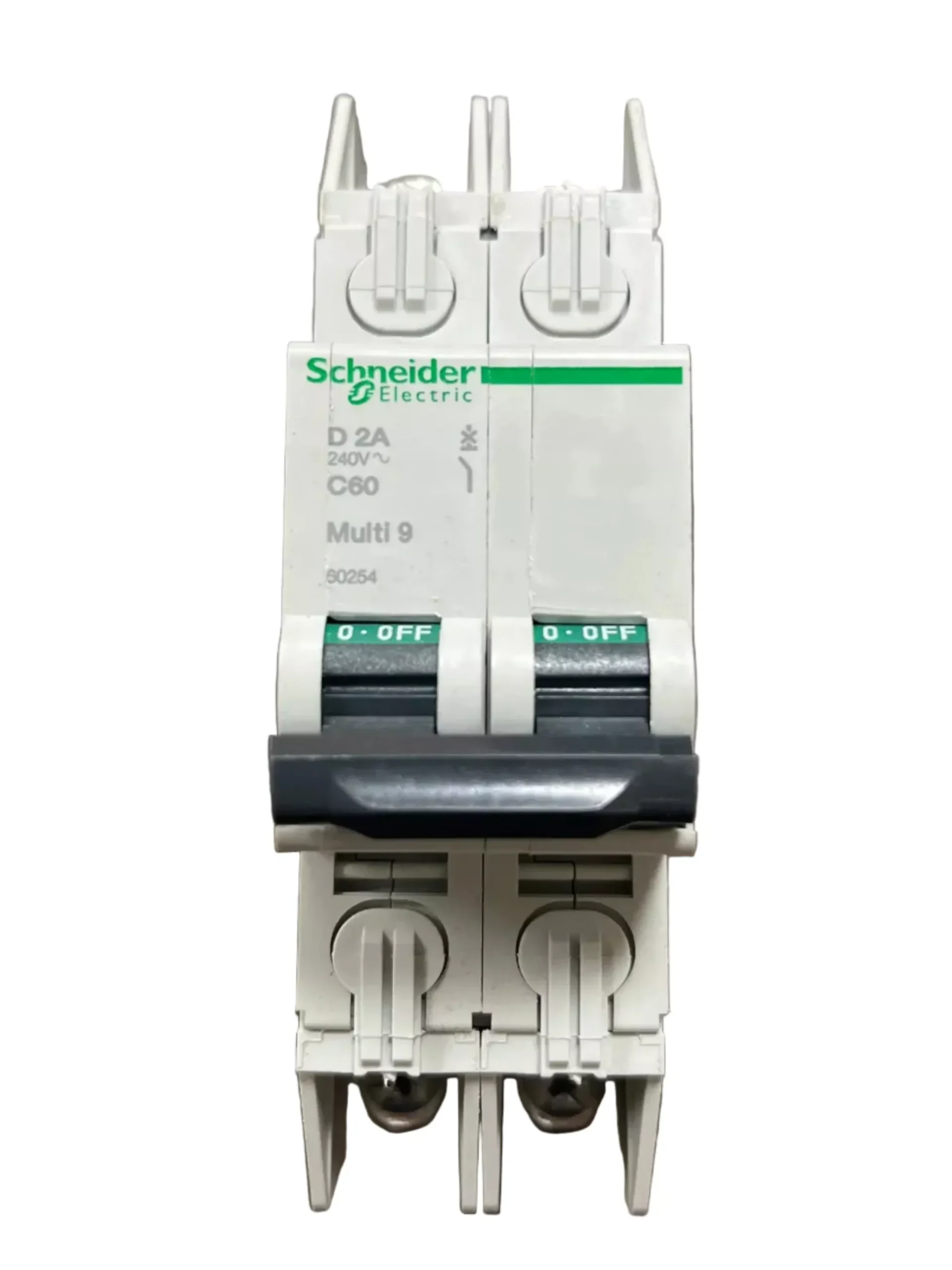 Schneider 60254 C60 Circuit Breaker 2P D 2A