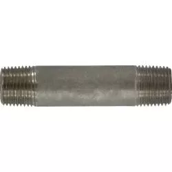 Seamless Pipe Nipple 1/2 X 1-1/2 SC80 316SS SEAMLESS