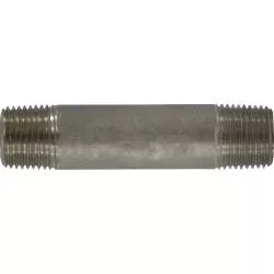 Seamless Pipe Nipple 1/2 X 2 SC80 316SS SEAMLESS