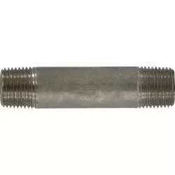 Seamless Pipe Nipple 1/2 X 5 SC80 316SS SEAMLESS