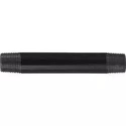 Seamless Pipe Nipple 1/8 X 3 SC40 BLACK SEAMLESS