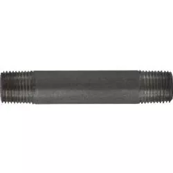 Seamless Pipe Nipple 1/8 X 5 SC80 304SS SEAMLESS