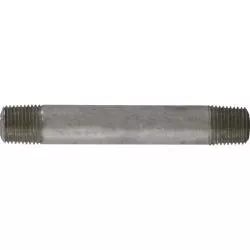 Seamless Pipe Nipple 1/8 X 6 SC80 316SS SEAMLESS