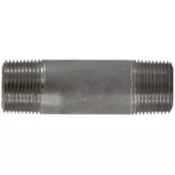 Seamless Pipe Nipple 1 X 2 SC80 304SS SEAMLESS