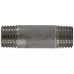 Seamless Pipe Nipple 1 X 3-1/2 SC80 304SS SEAMLESS
