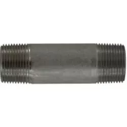 Seamless Pipe Nipple 1 X 6 SC80 316SS SEAMLESS