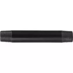 Seamless Pipe Nipple 2 X 6 SC40 BLACK SEAMLESS