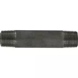 Seamless Pipe Nipple 3/8 X 3 SC80 304SS SEAMLESS