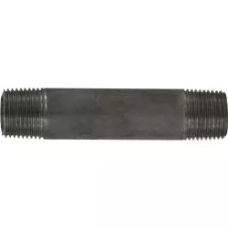 Seamless Pipe Nipple 3/8 X 4 SC80 304SS SEAMLESS