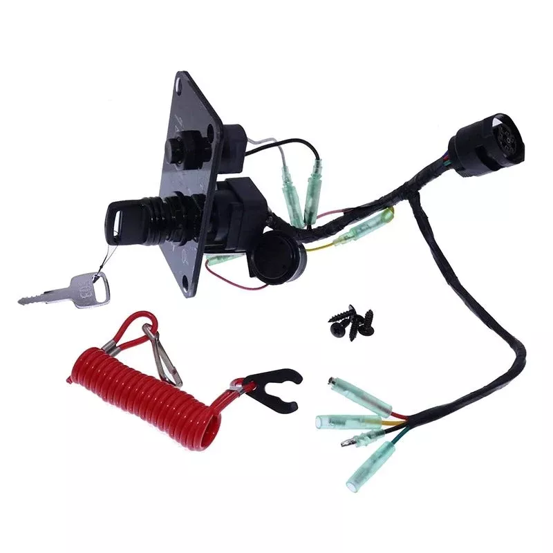 Single Engine Key Switch Panel 704-82570-08-00 suitable for Yamaha Outboard Motor