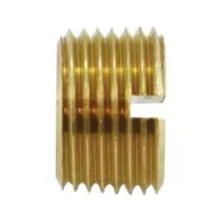 Slotted Head Plug 3/8 BRASS SLOTTED PLUG