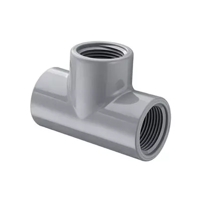 Spears 805-080CF Tee, 8 in, FNPT, SCH 80/XH, CPVC