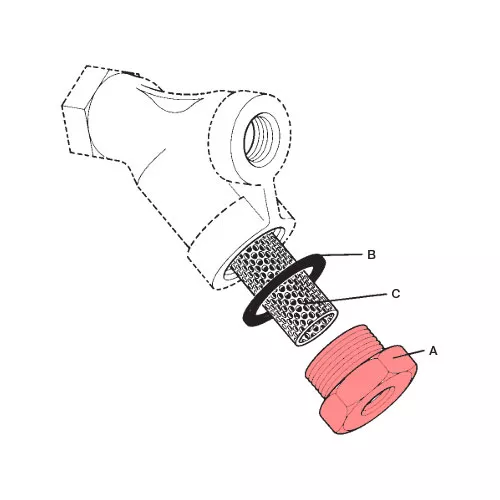 Spirax Sarco 48010F Blow-Off Plug, For Use With: CT Y-Strainer