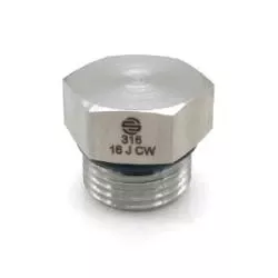 STAINLESS ADAPTERS Hex Head Plug 316 -08 MORB HEX PLUG
