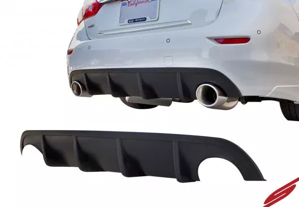 Stillen 2014-17 Infiniti Q50 Rear Diffuser [Unpainted] – KB11222