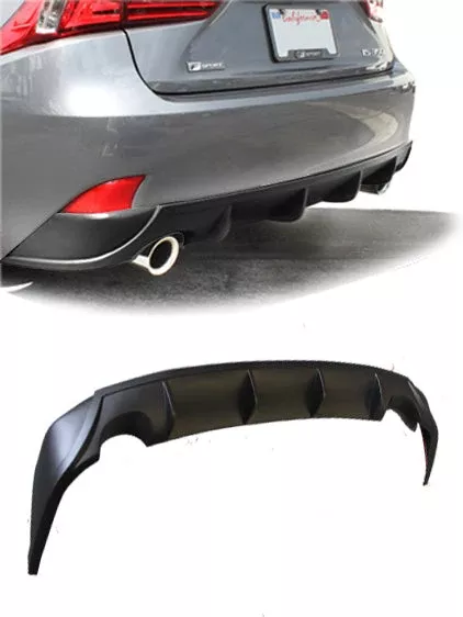 Stillen 2014-2016 Lexus IS250, IS350 Rear Diffuser [Matte Black] – KB31002MB