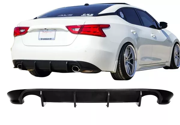 Stillen 2016-2018 Nissan Maxima Rear Diffuser [Matte Black] – KB12818MB