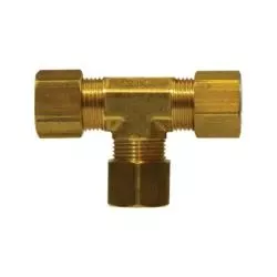 Tee 3/16 COMPRESSION TEE Brass
